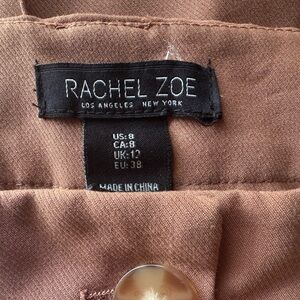 Rachel Zoe High Waisted Camel Straight Leg Women’s Trouser-Size 8
